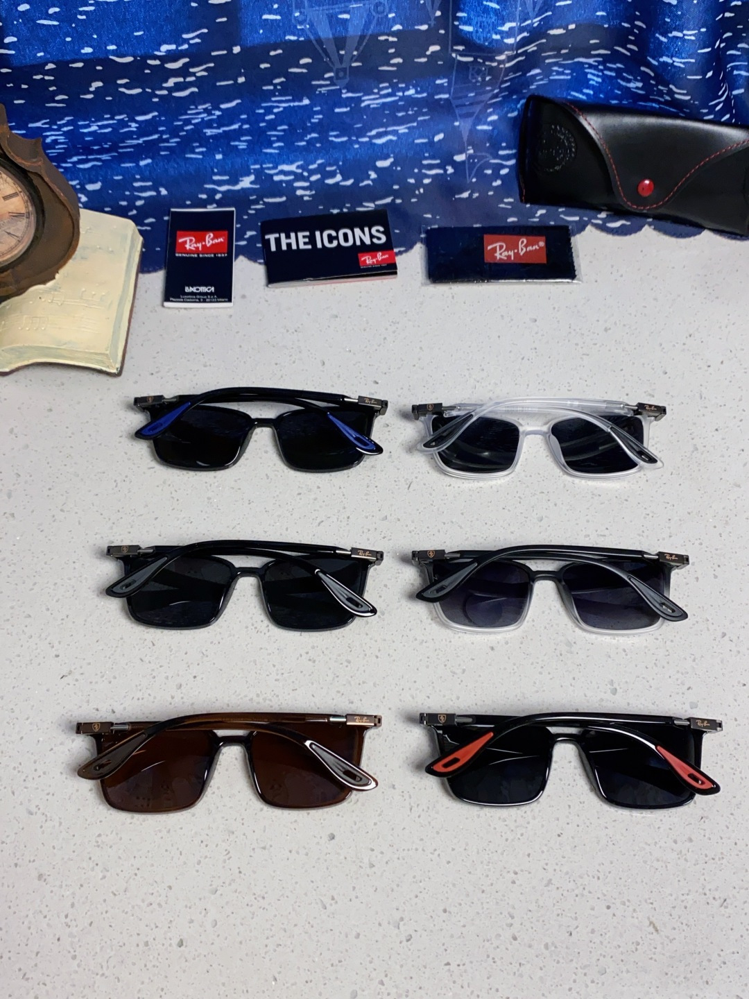 RayBan雷朋 2025新款偏光太阳镜男女开车驾驶墨镜经典复古徒步旅行者 RB9537