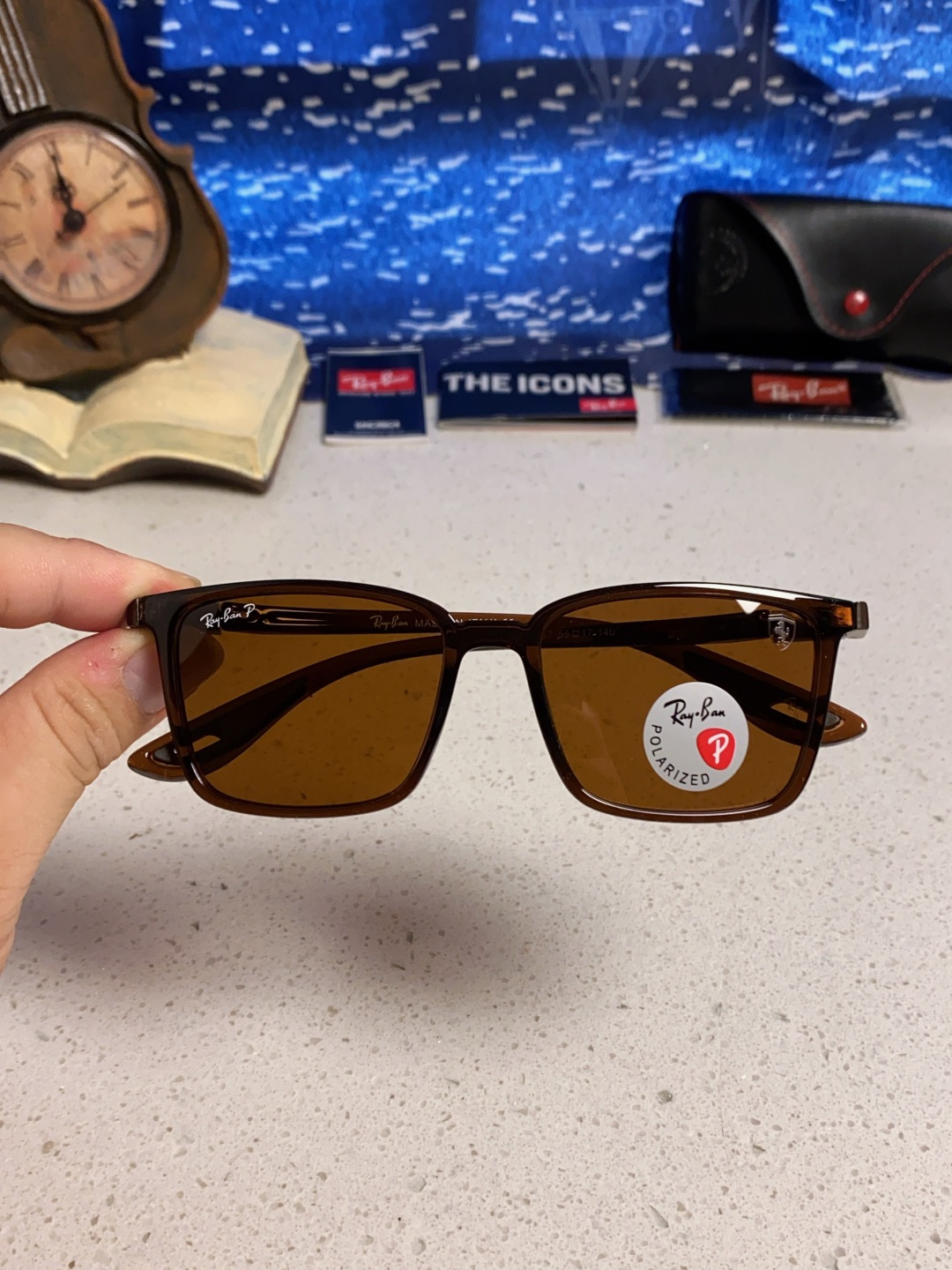 RayBan雷朋 2025新款偏光太阳镜男女开车驾驶墨镜经典复古徒步旅行者 RB9537