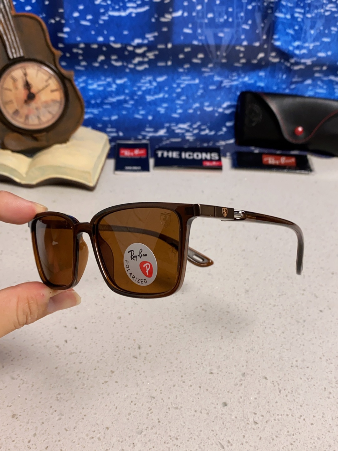 RayBan雷朋 2025新款偏光太阳镜男女开车驾驶墨镜经典复古徒步旅行者 RB9537