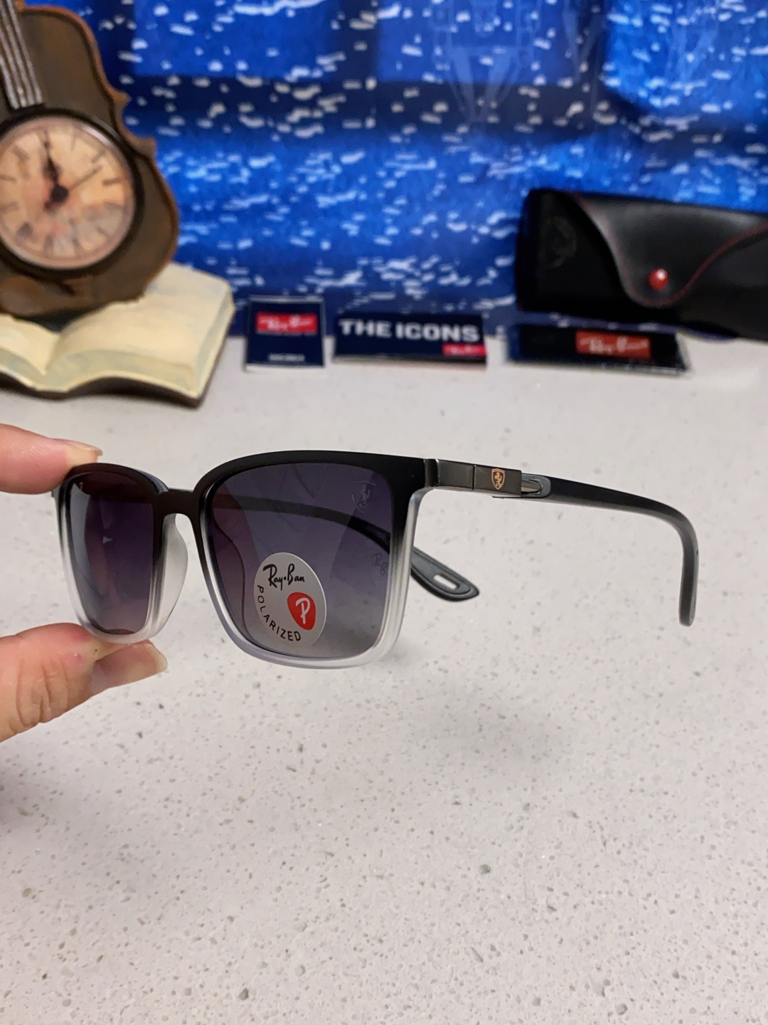 RayBan雷朋 2025新款偏光太阳镜男女开车驾驶墨镜经典复古徒步旅行者 RB9537