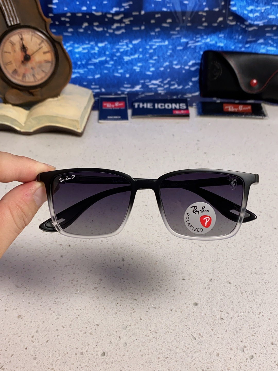 RayBan雷朋 2025新款偏光太阳镜男女开车驾驶墨镜经典复古徒步旅行者 RB9537