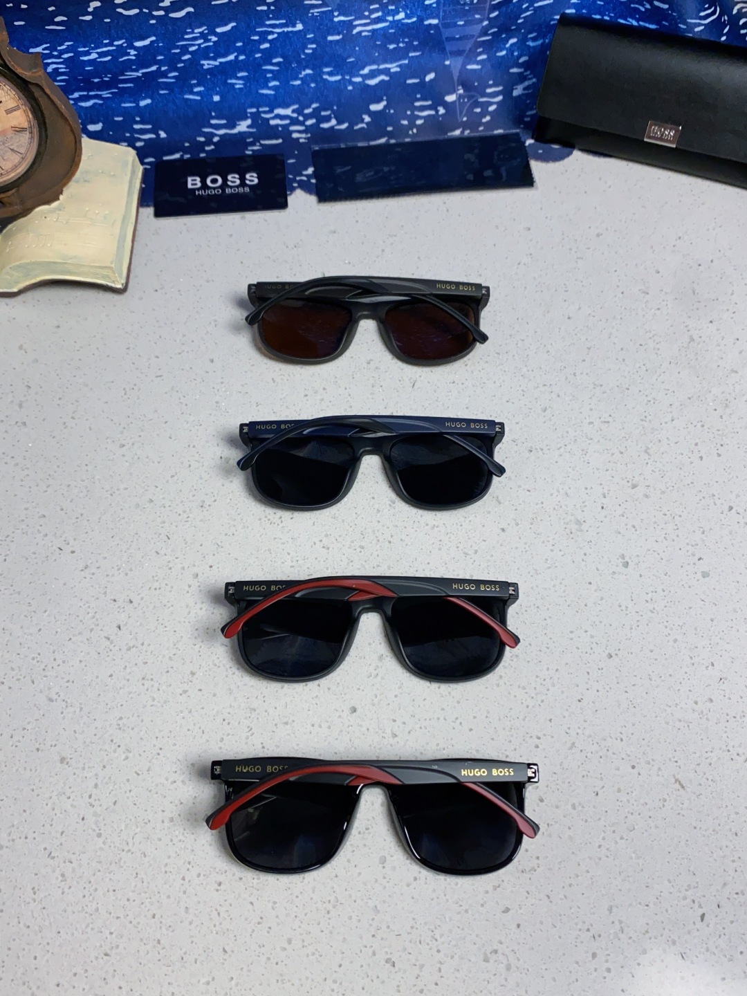 BOSS老板 2025新款偏光太阳镜男士墨镜潮开车专用防UV男防紫外线强光眼镜