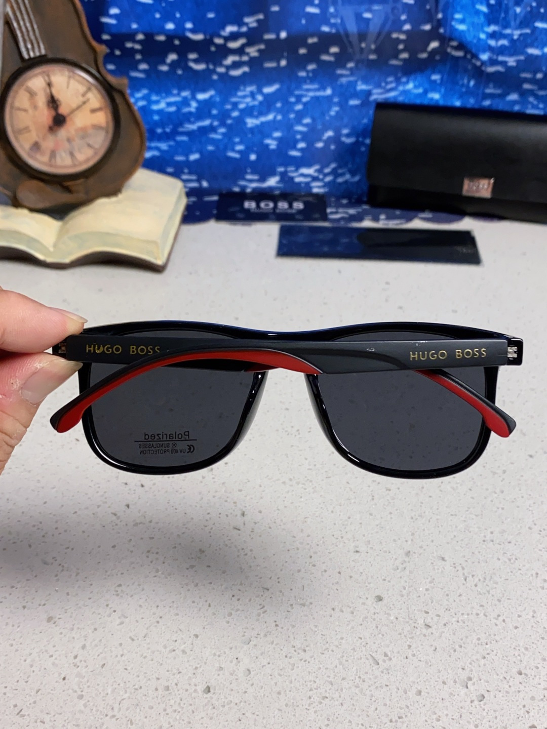 BOSS老板 2025新款偏光太阳镜男士墨镜潮开车专用防UV男防紫外线强光眼镜