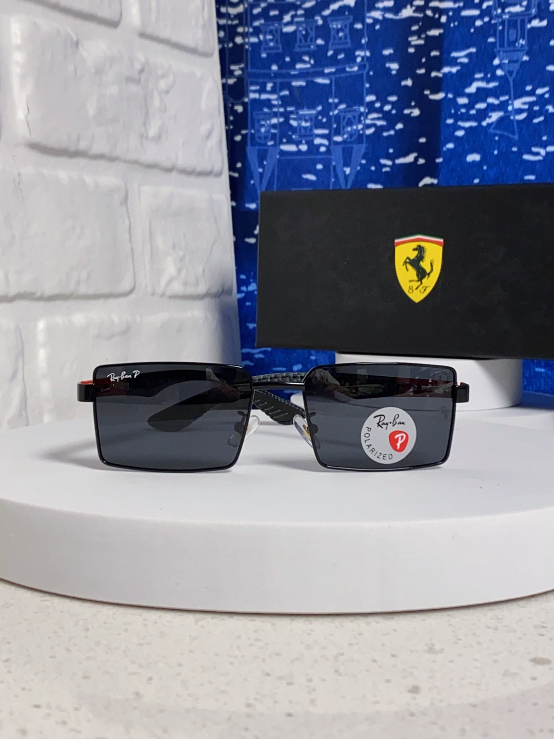 Rayban雷朋法拉利 2025新款明星同款太阳镜男士墨镜跨境时尚偏光镜男女防晒开车驾驶眼镜 男女通用 