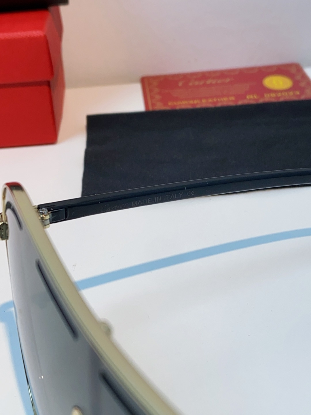 Cartier卡地亚 2025欧美新款连体大框蛤蟆镜镂空防晒太阳镜潮流网红辣妹个性墨镜 Y2K