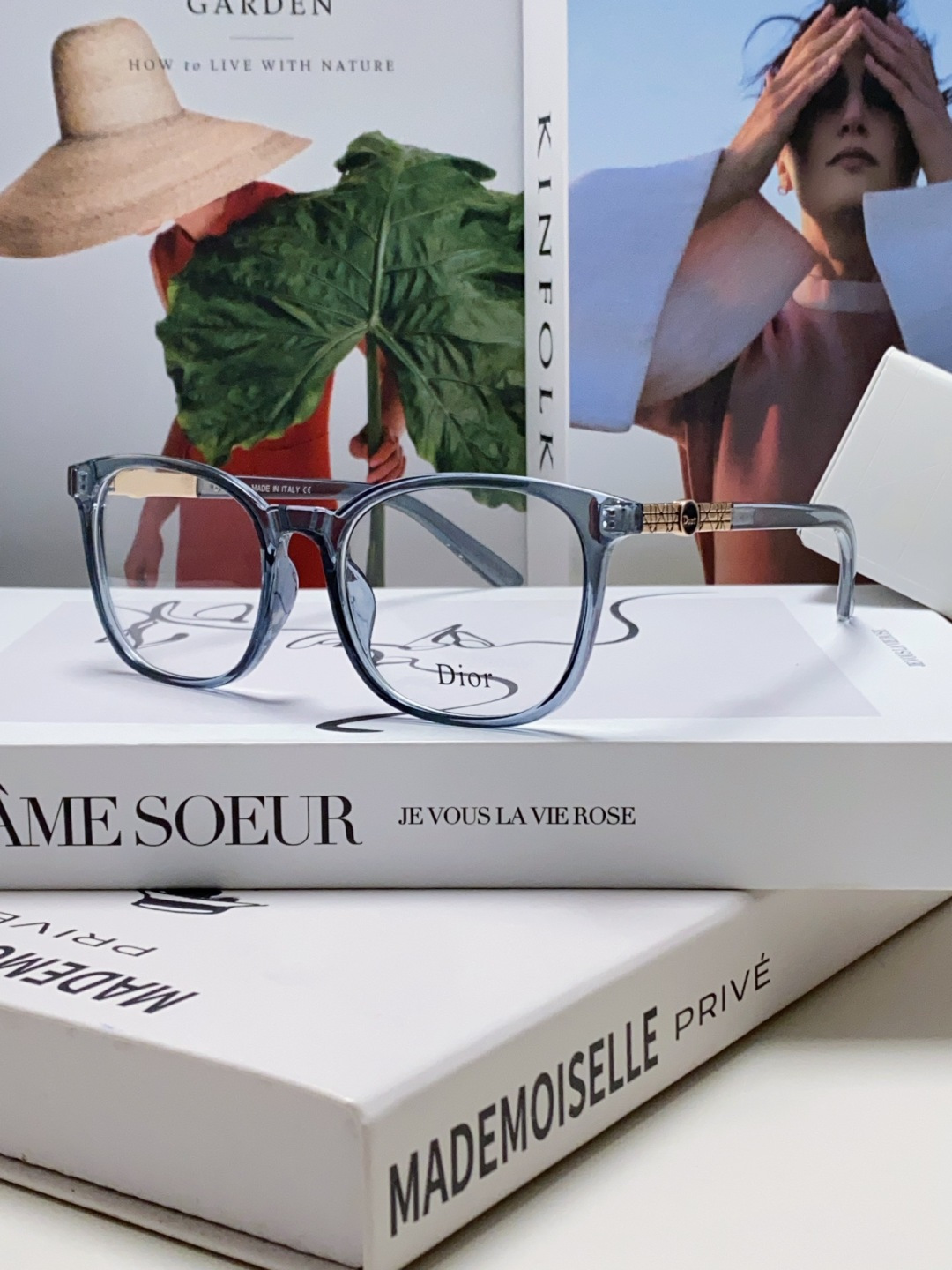 Dior迪奥 2025新款方框复古文艺男女近视眼镜框架平光 光学镜片