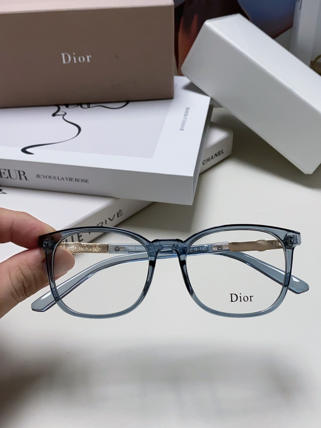 Dior迪奥 2025新款方框复古文艺男女近视眼镜框架平光 光学镜片