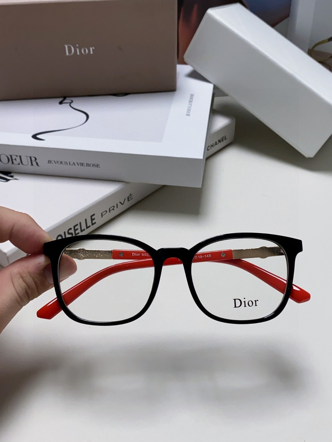 Dior迪奥 2025新款方框复古文艺男女近视眼镜框架平光 光学镜片