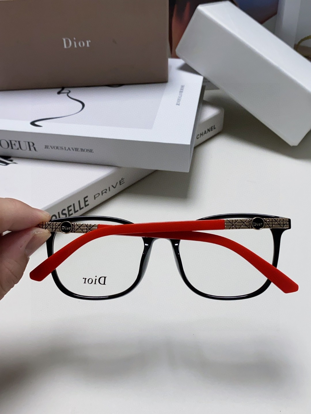 Dior迪奥 2025新款方框复古文艺男女近视眼镜框架平光 光学镜片