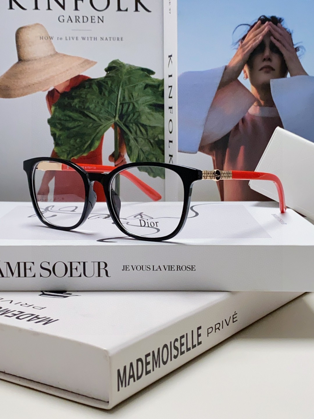 Dior迪奥 2025新款方框复古文艺男女近视眼镜框架平光 光学镜片