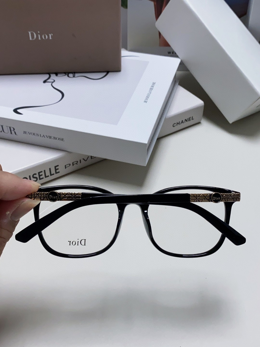 Dior迪奥 2025新款方框复古文艺男女近视眼镜框架平光 光学镜片