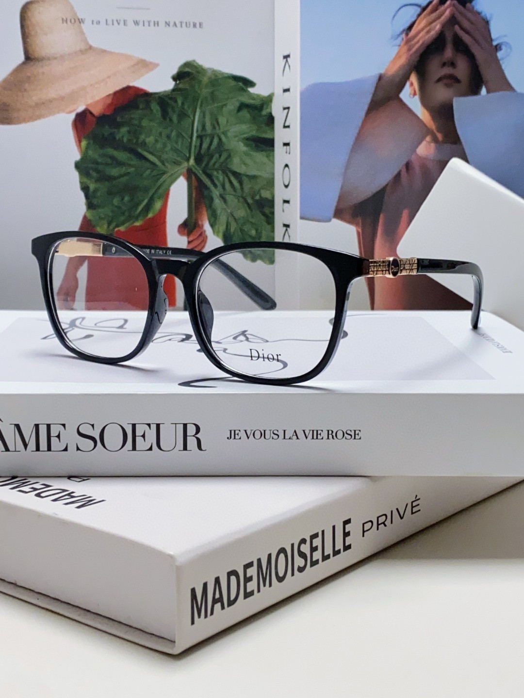 Dior迪奥 2025新款方框复古文艺男女近视眼镜框架平光 光学镜片