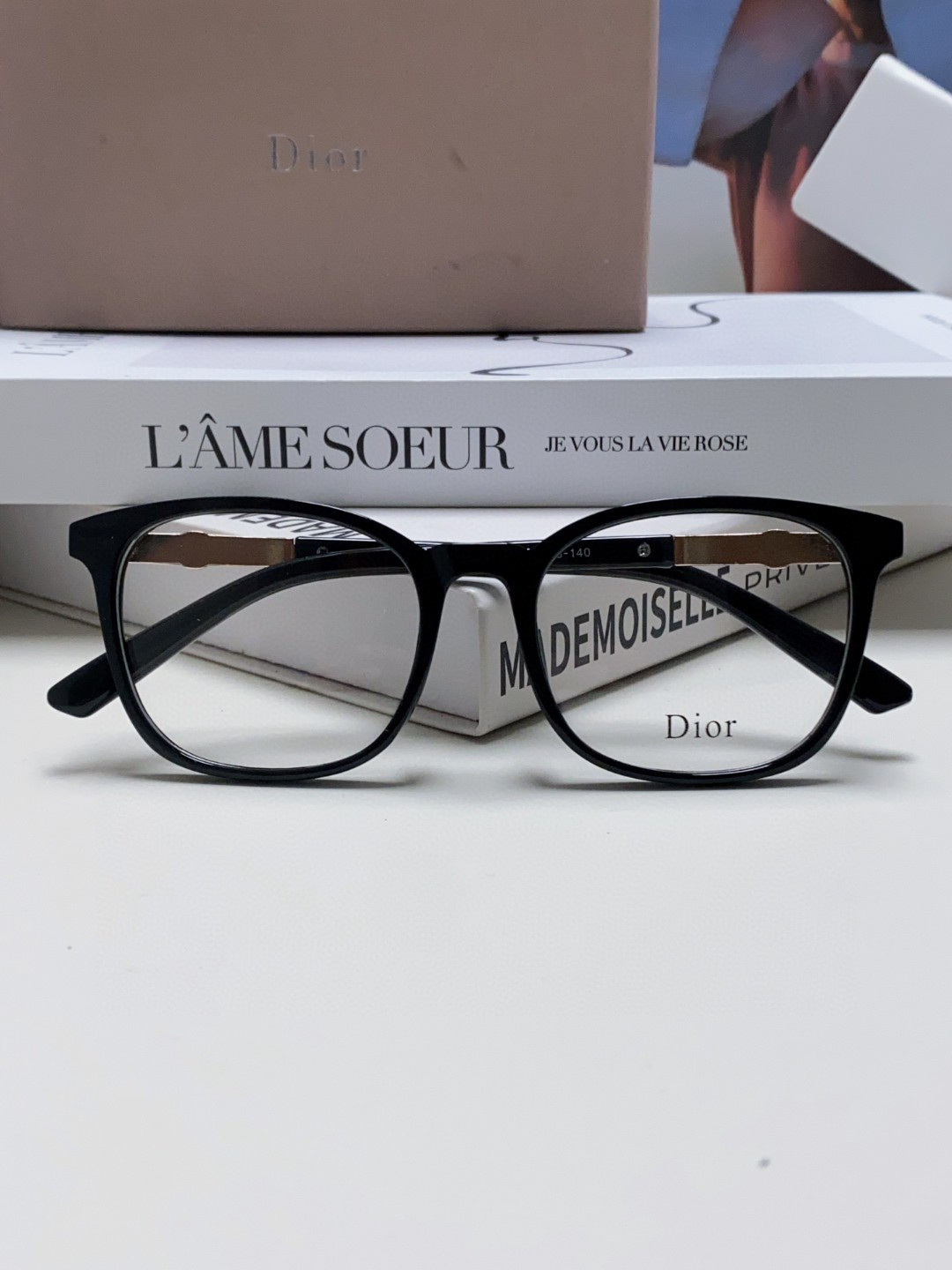 Dior迪奥 2025新款方框复古文艺男女近视眼镜框架平光 光学镜片
