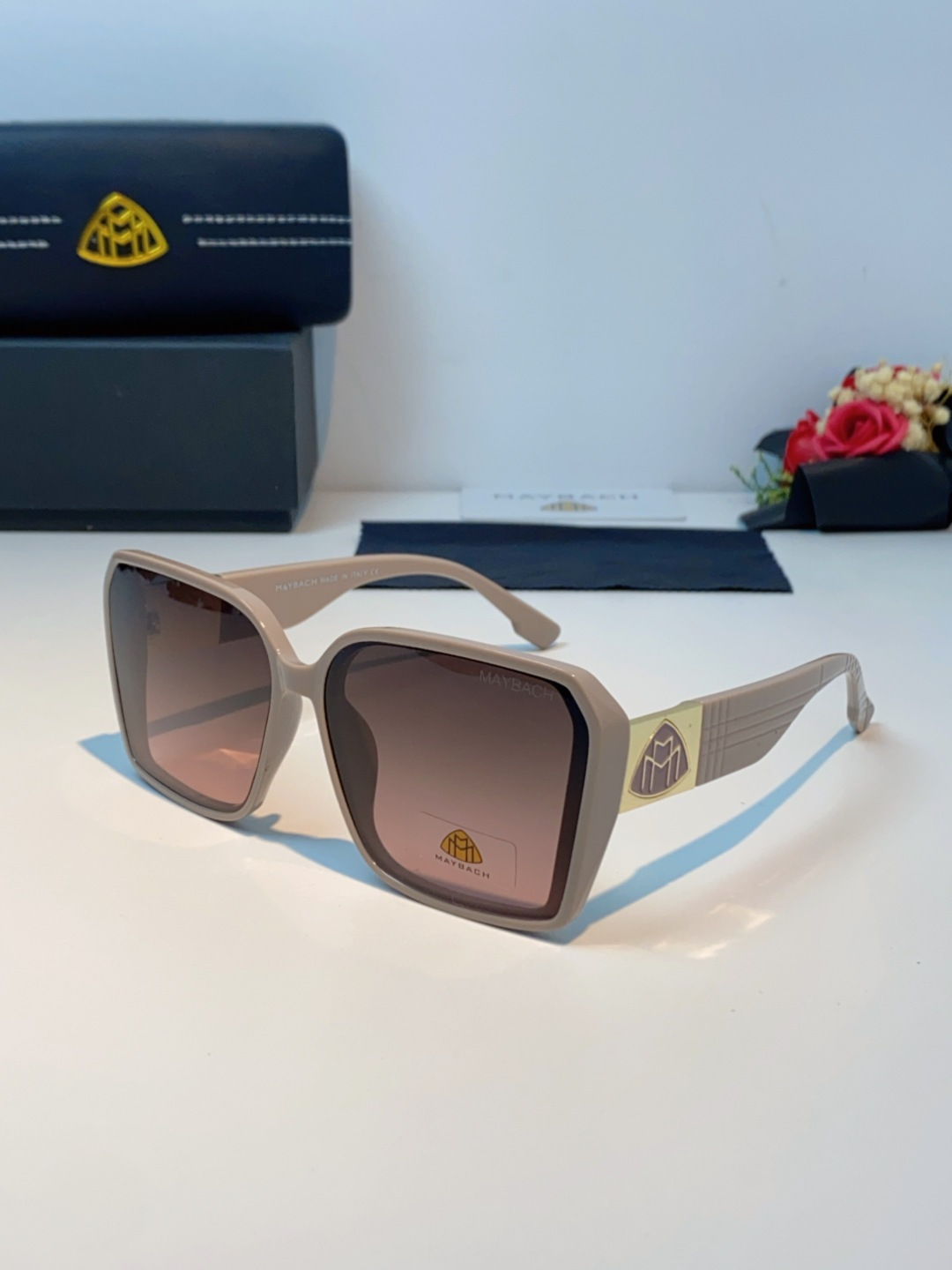 Maybach迈巴赫 赵露思同款太阳镜女墨镜眼镜 小方框太阳镜女士