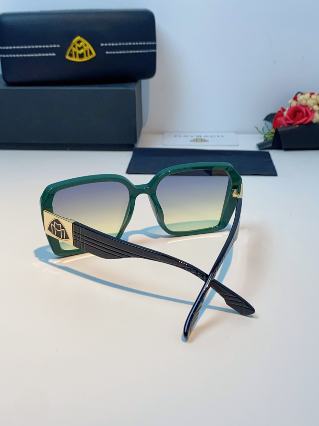 Maybach迈巴赫 赵露思同款太阳镜女墨镜眼镜 小方框太阳镜女士