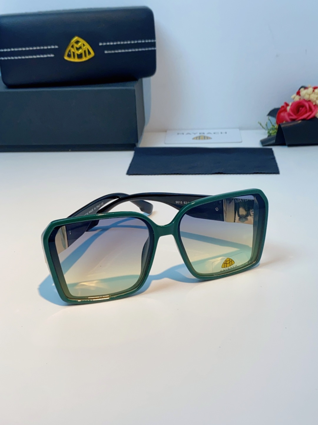 Maybach迈巴赫 赵露思同款太阳镜女墨镜眼镜 小方框太阳镜女士