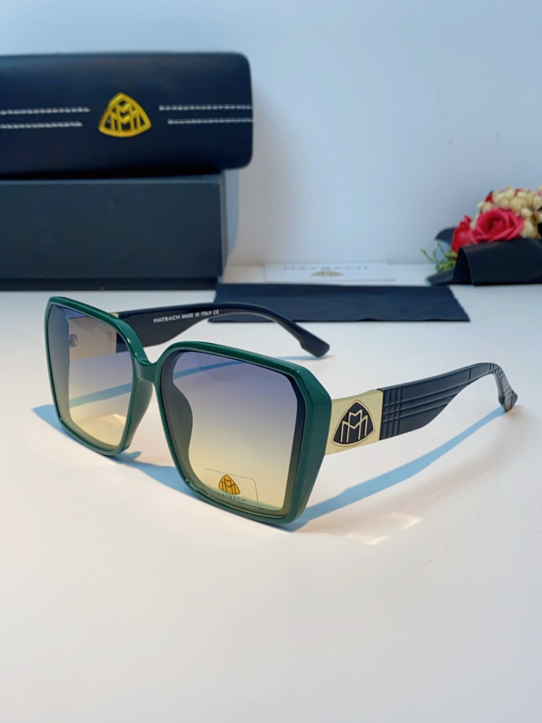 Maybach迈巴赫 赵露思同款太阳镜女墨镜眼镜 小方框太阳镜女士