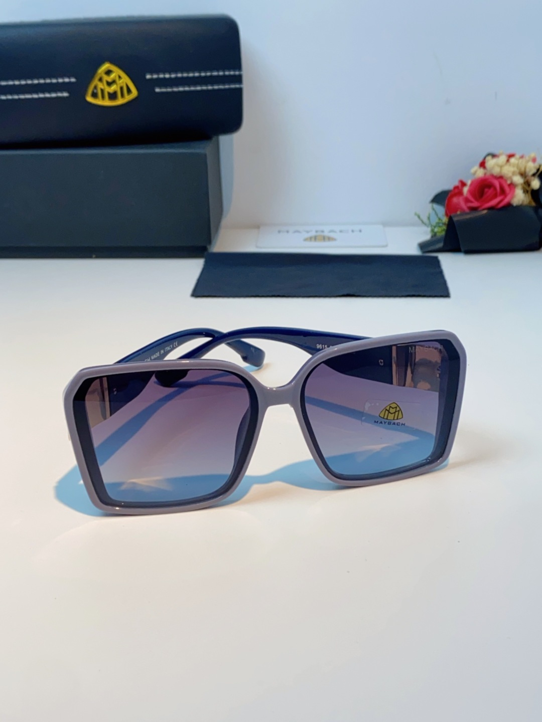 Maybach迈巴赫 赵露思同款太阳镜女墨镜眼镜 小方框太阳镜女士