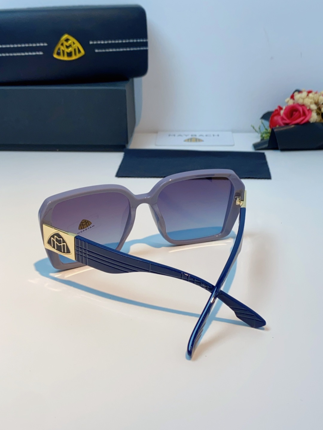 Maybach迈巴赫 赵露思同款太阳镜女墨镜眼镜 小方框太阳镜女士