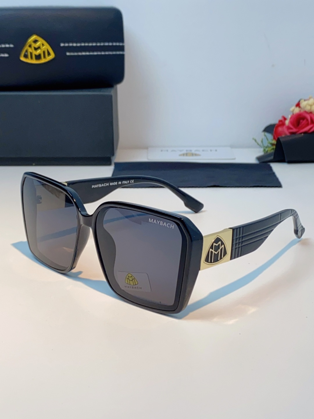Maybach迈巴赫 赵露思同款太阳镜女墨镜眼镜 小方框太阳镜女士