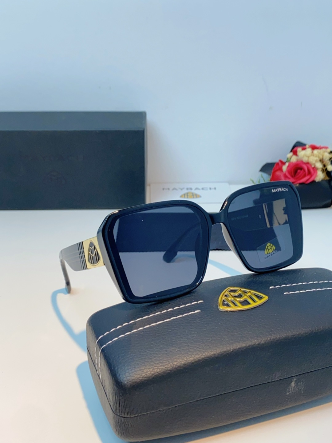 Maybach迈巴赫 赵露思同款太阳镜女墨镜眼镜 小方框太阳镜女士