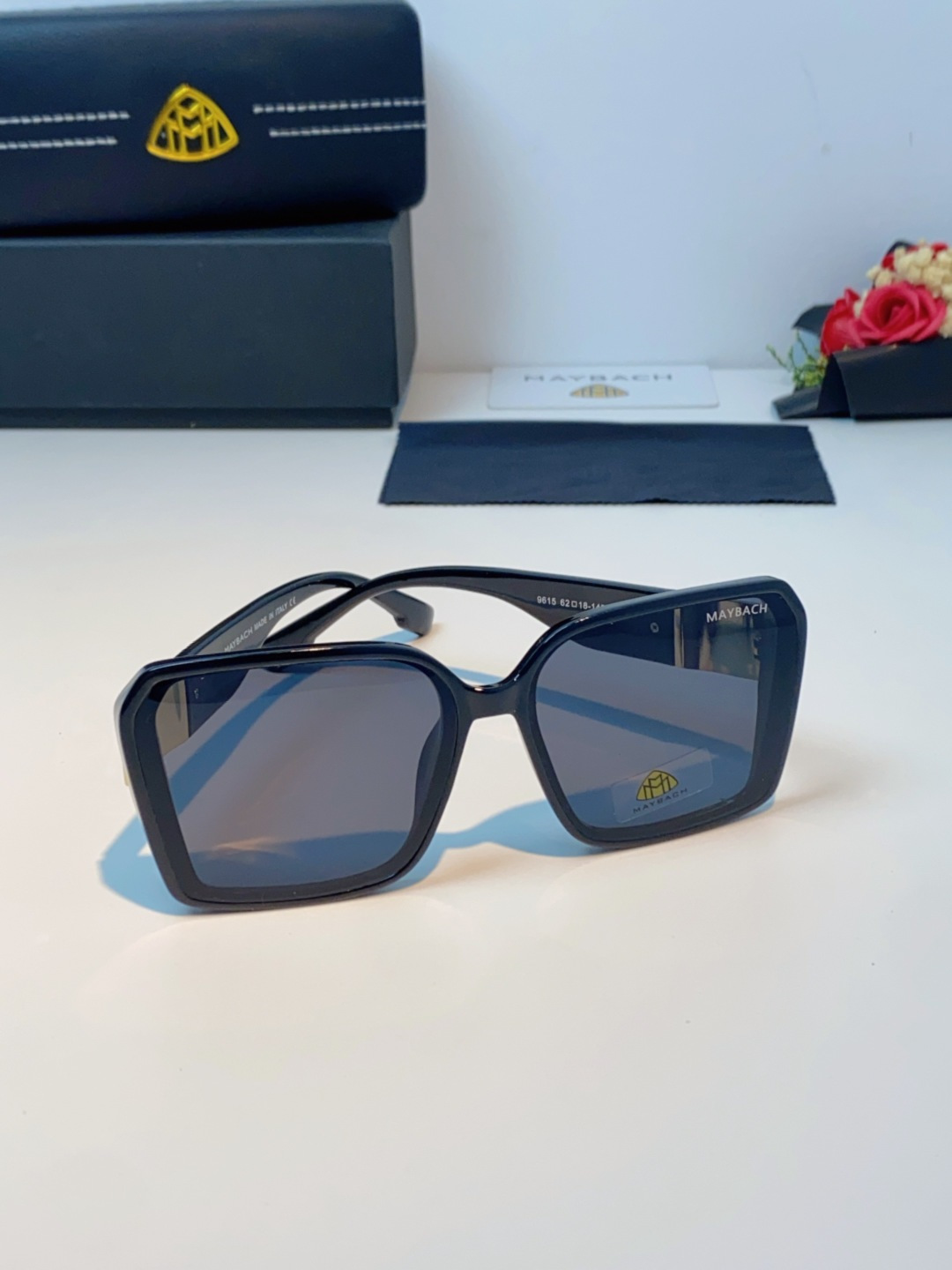Maybach迈巴赫 赵露思同款太阳镜女墨镜眼镜 小方框太阳镜女士
