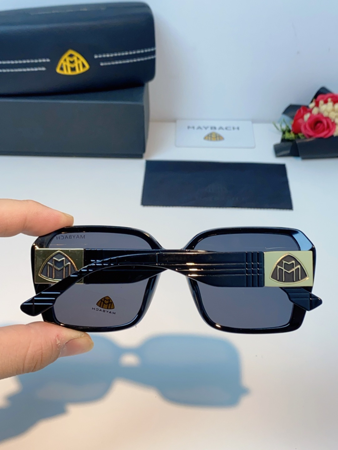 Maybach迈巴赫 赵露思同款太阳镜女墨镜眼镜 小方框太阳镜女士