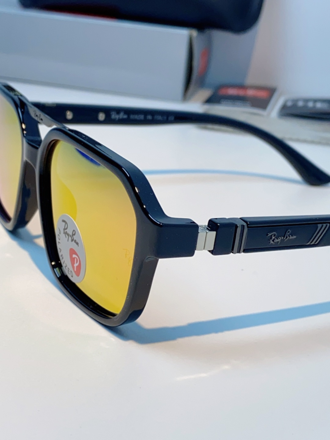 RayBan雷朋 2025新款男女复古夜视偏光太阳镜女韩版ins时尚方形墨镜开车遮阳防紫外线 RB897