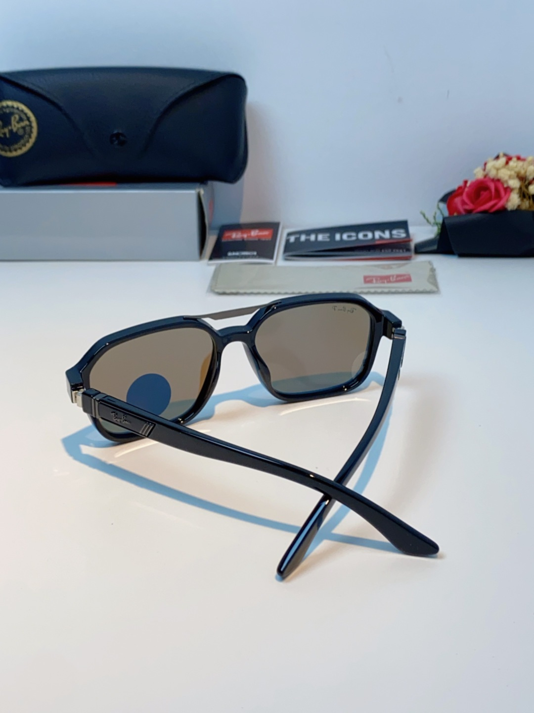 RayBan雷朋 2025新款男女复古夜视偏光太阳镜女韩版ins时尚方形墨镜开车遮阳防紫外线 RB897