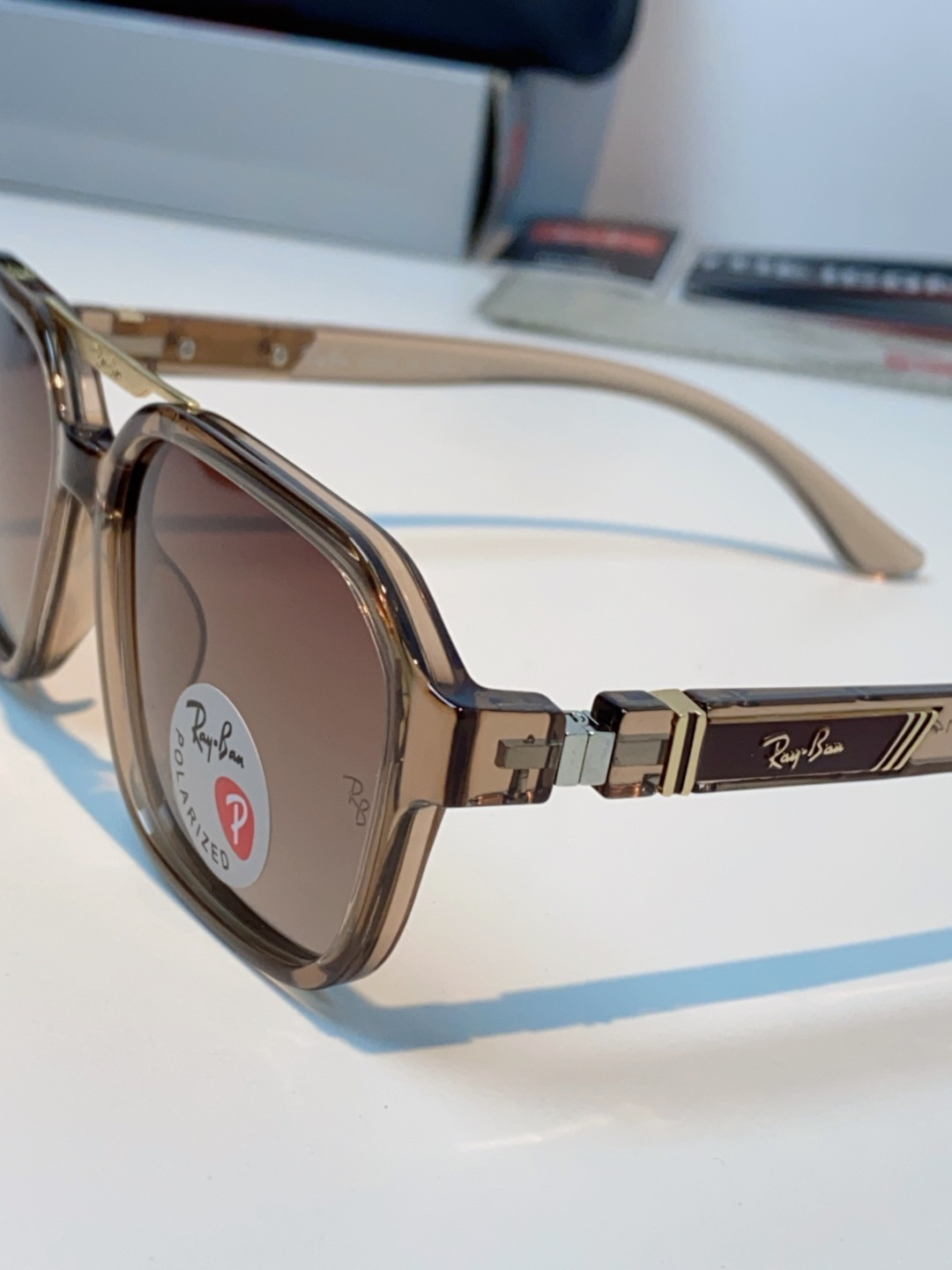 RayBan雷朋 2025新款男女复古夜视偏光太阳镜女韩版ins时尚方形墨镜开车遮阳防紫外线 RB897