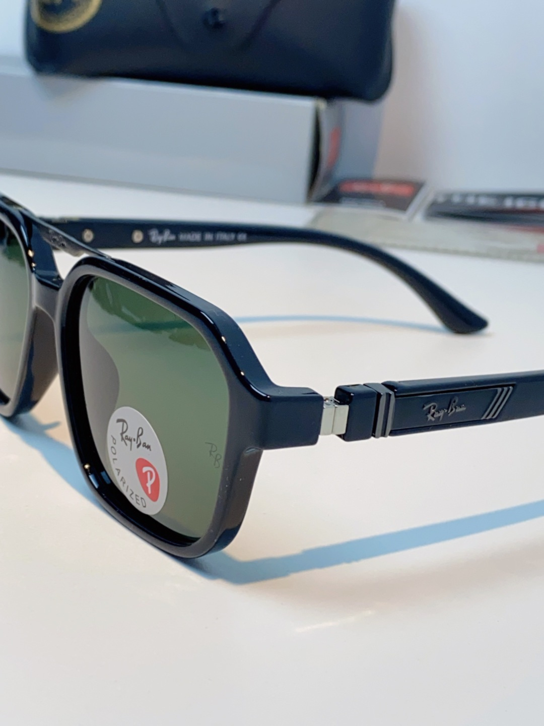 RayBan雷朋 2025新款男女复古夜视偏光太阳镜女韩版ins时尚方形墨镜开车遮阳防紫外线 RB897