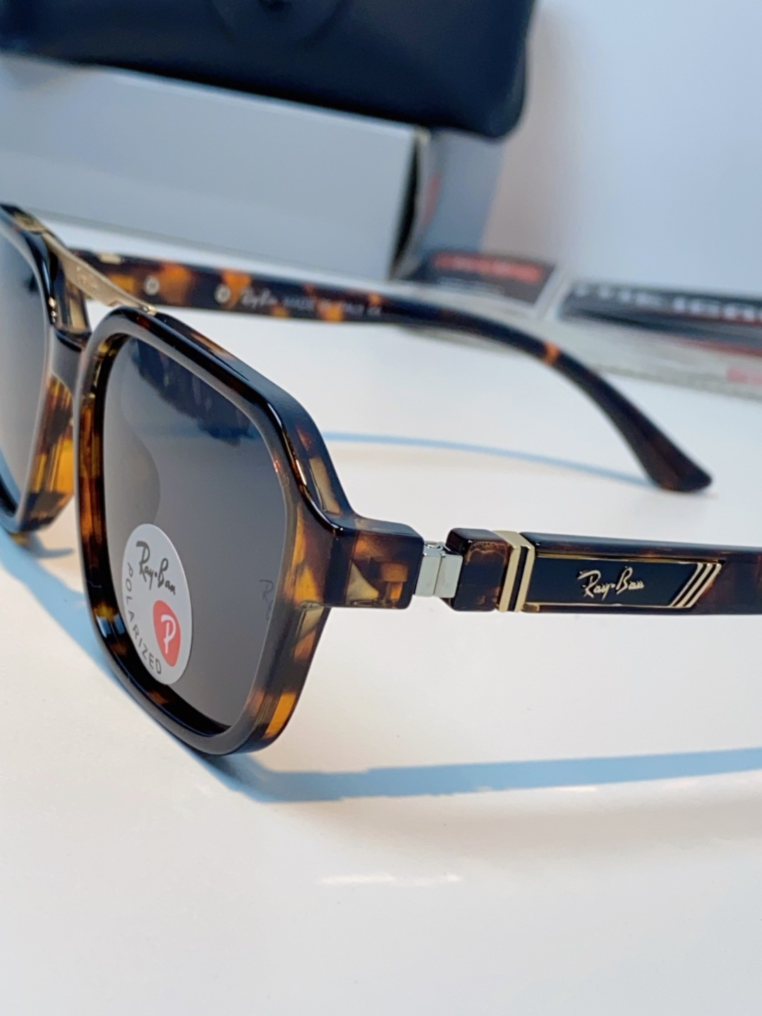 RayBan雷朋 2025新款男女复古夜视偏光太阳镜女韩版ins时尚方形墨镜开车遮阳防紫外线 RB897