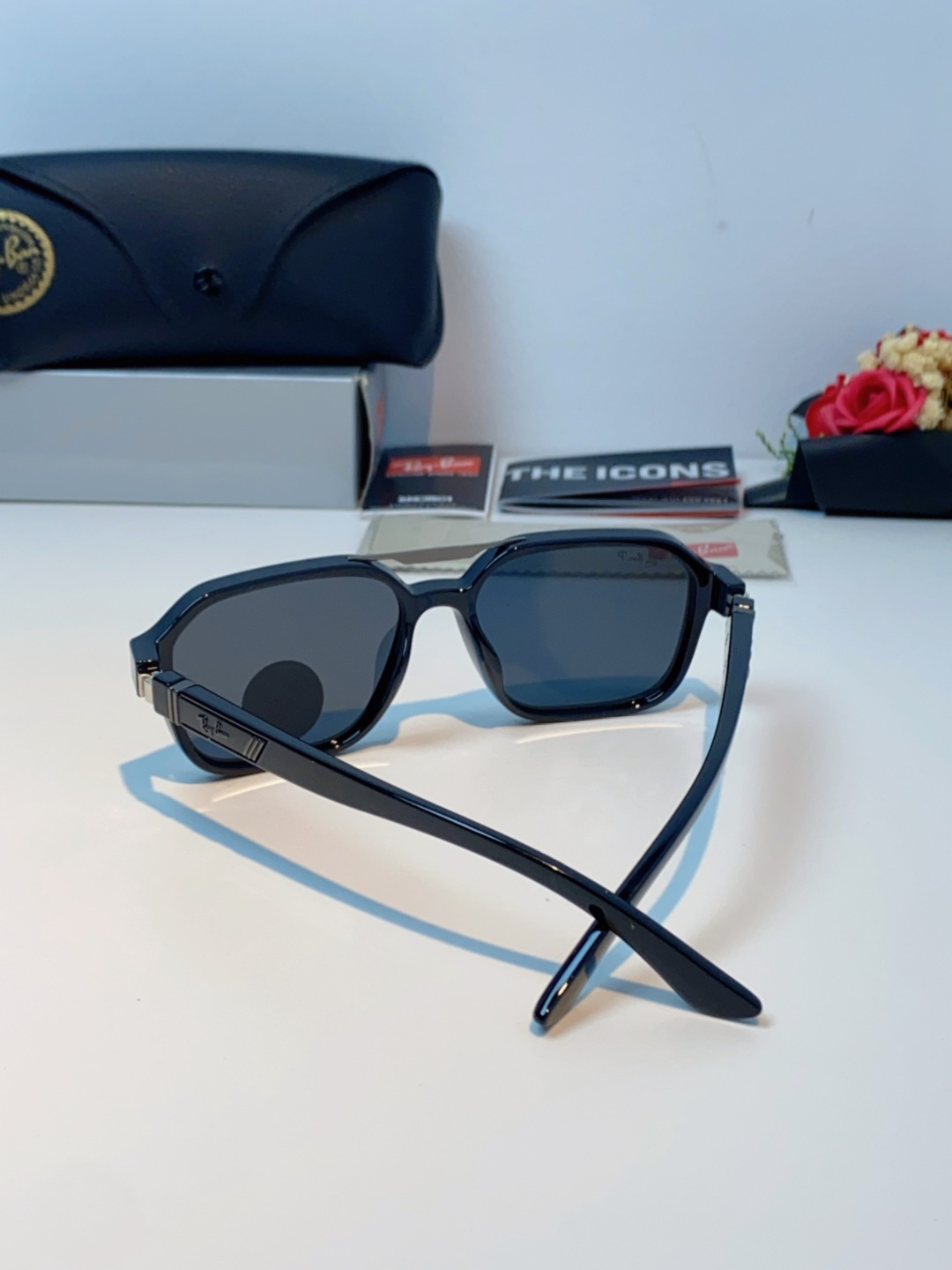 RayBan雷朋 2025新款男女复古夜视偏光太阳镜女韩版ins时尚方形墨镜开车遮阳防紫外线 RB897