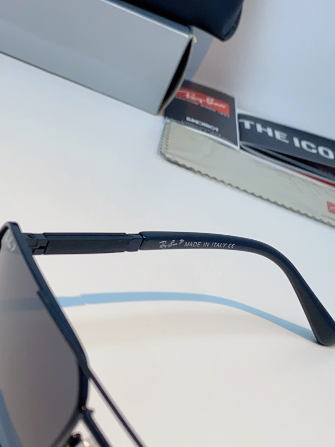 RayBan雷朋 2025新款复古双梁大框偏光墨镜男款开车专用大脸太阳眼镜近视男女通用 RB58477 