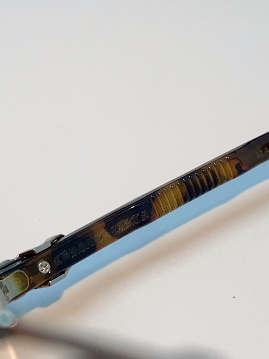 Chrome Hearts克罗心 2025新眼镜渐变偏光太阳镜男双梁飞行员大框时尚遮阳无框男士墨镜