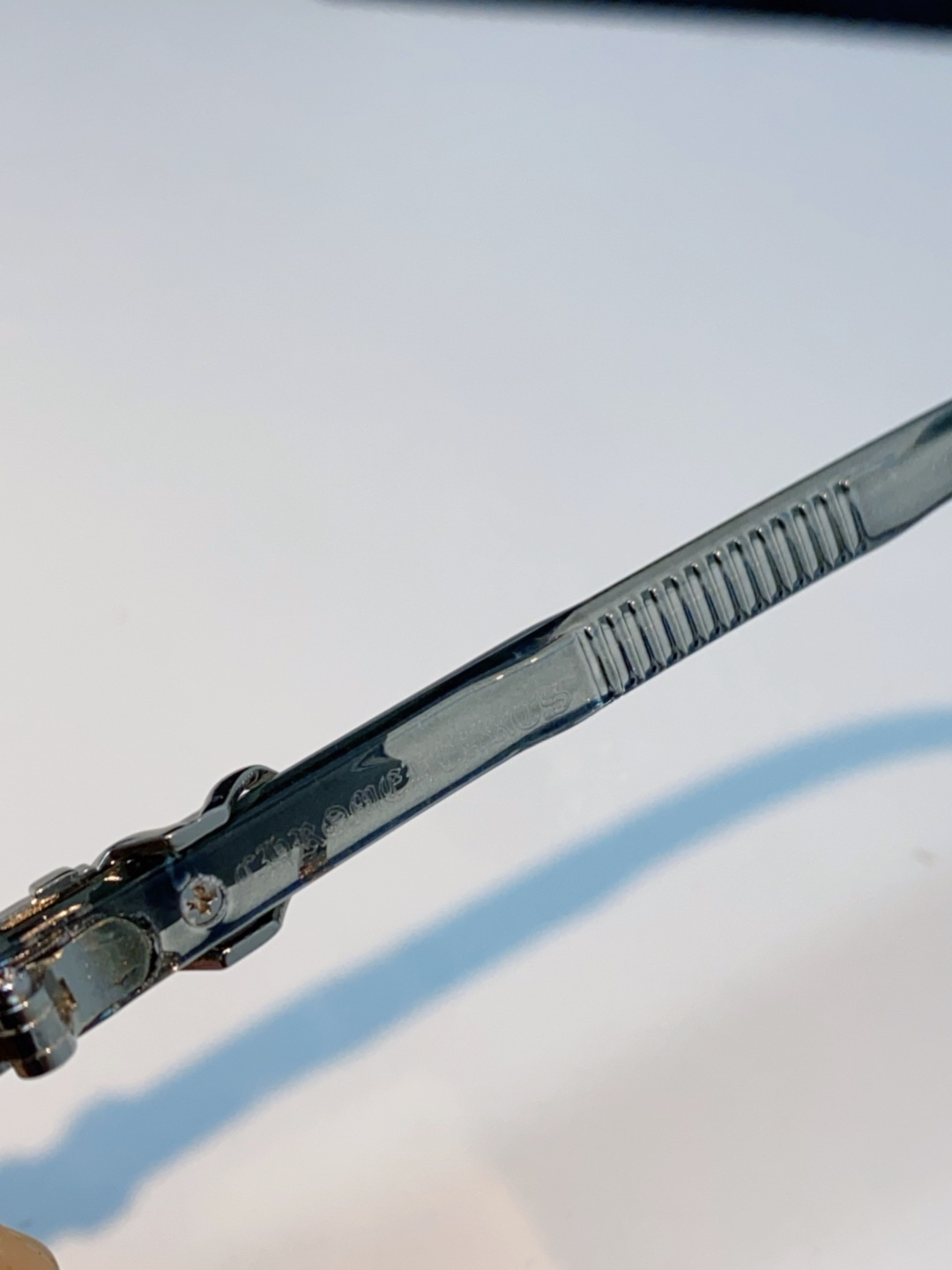 Chrome Hearts克罗心 2025新眼镜渐变偏光太阳镜男双梁飞行员大框时尚遮阳无框男士墨镜