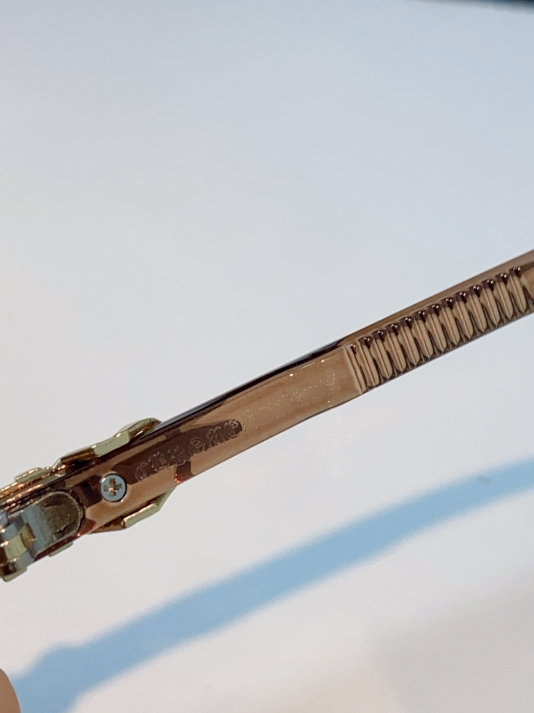 Chrome Hearts克罗心 2025新眼镜渐变偏光太阳镜男双梁飞行员大框时尚遮阳无框男士墨镜