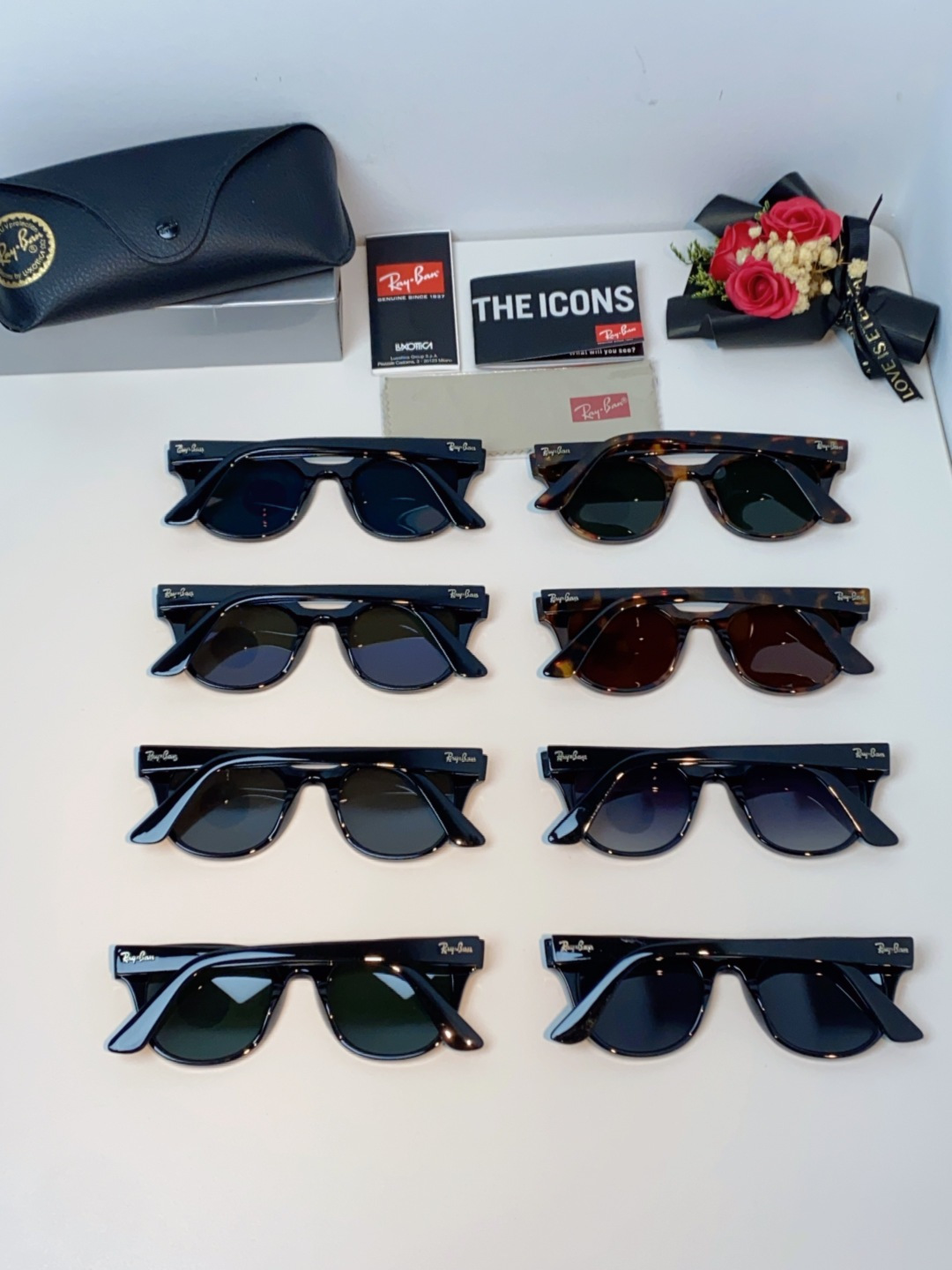 RayBan雷朋 太阳镜 2025新款潮流开车出游方形遮阳墨镜 时尚偏光镜片 男女通用 RB2193P 