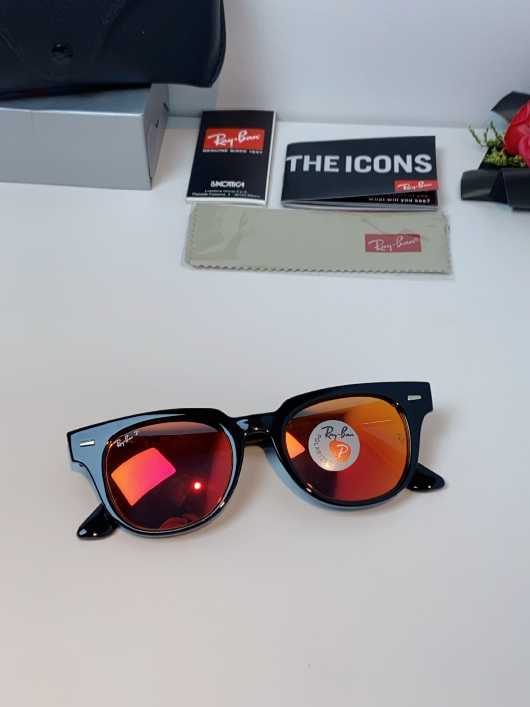 RayBan雷朋 太阳镜 2025新款潮流开车出游方形遮阳墨镜 时尚偏光镜片 男女通用 RB2193P 