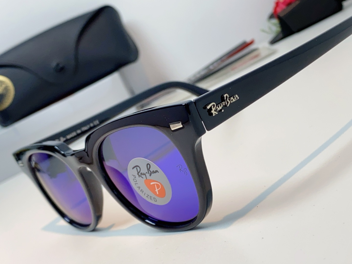 RayBan雷朋 太阳镜 2025新款潮流开车出游方形遮阳墨镜 时尚偏光镜片 男女通用 RB2193P 