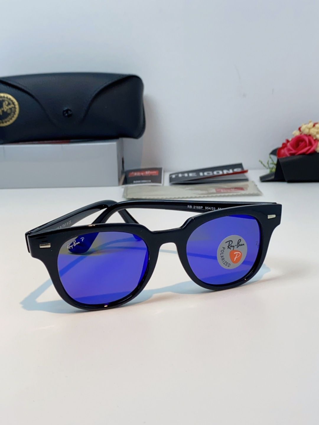 RayBan雷朋 太阳镜 2025新款潮流开车出游方形遮阳墨镜 时尚偏光镜片 男女通用 RB2193P 