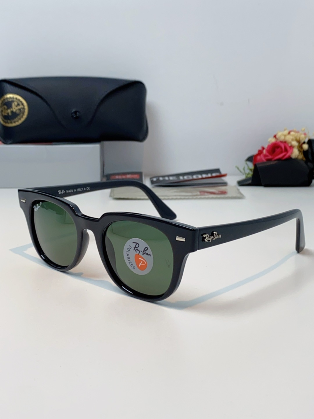 RayBan雷朋 太阳镜 2025新款潮流开车出游方形遮阳墨镜 时尚偏光镜片 男女通用 RB2193P 