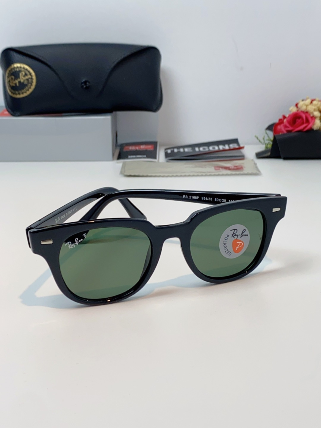 RayBan雷朋 太阳镜 2025新款潮流开车出游方形遮阳墨镜 时尚偏光镜片 男女通用 RB2193P 