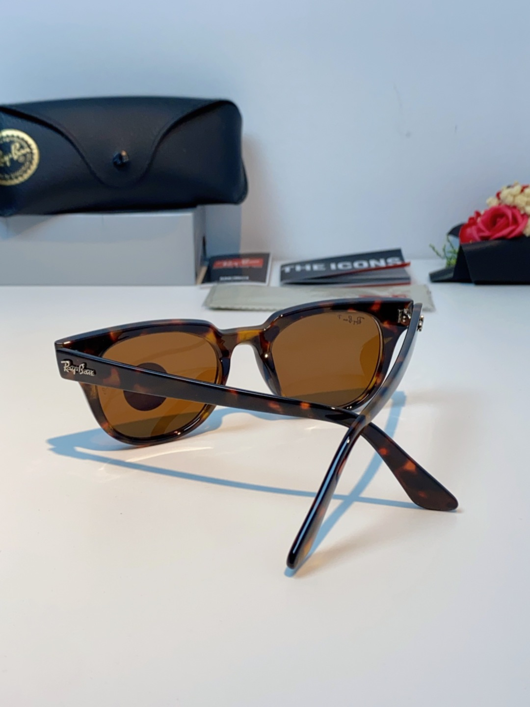 RayBan雷朋 太阳镜 2025新款潮流开车出游方形遮阳墨镜 时尚偏光镜片 男女通用 RB2193P 