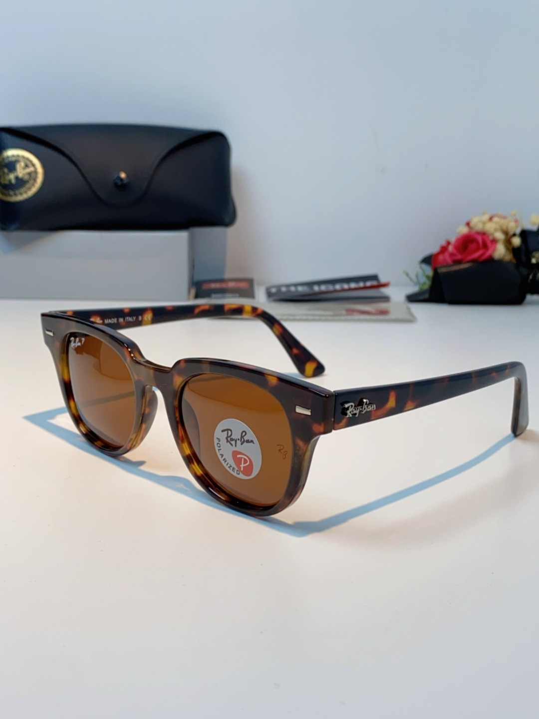 RayBan雷朋 太阳镜 2025新款潮流开车出游方形遮阳墨镜 时尚偏光镜片 男女通用 RB2193P 