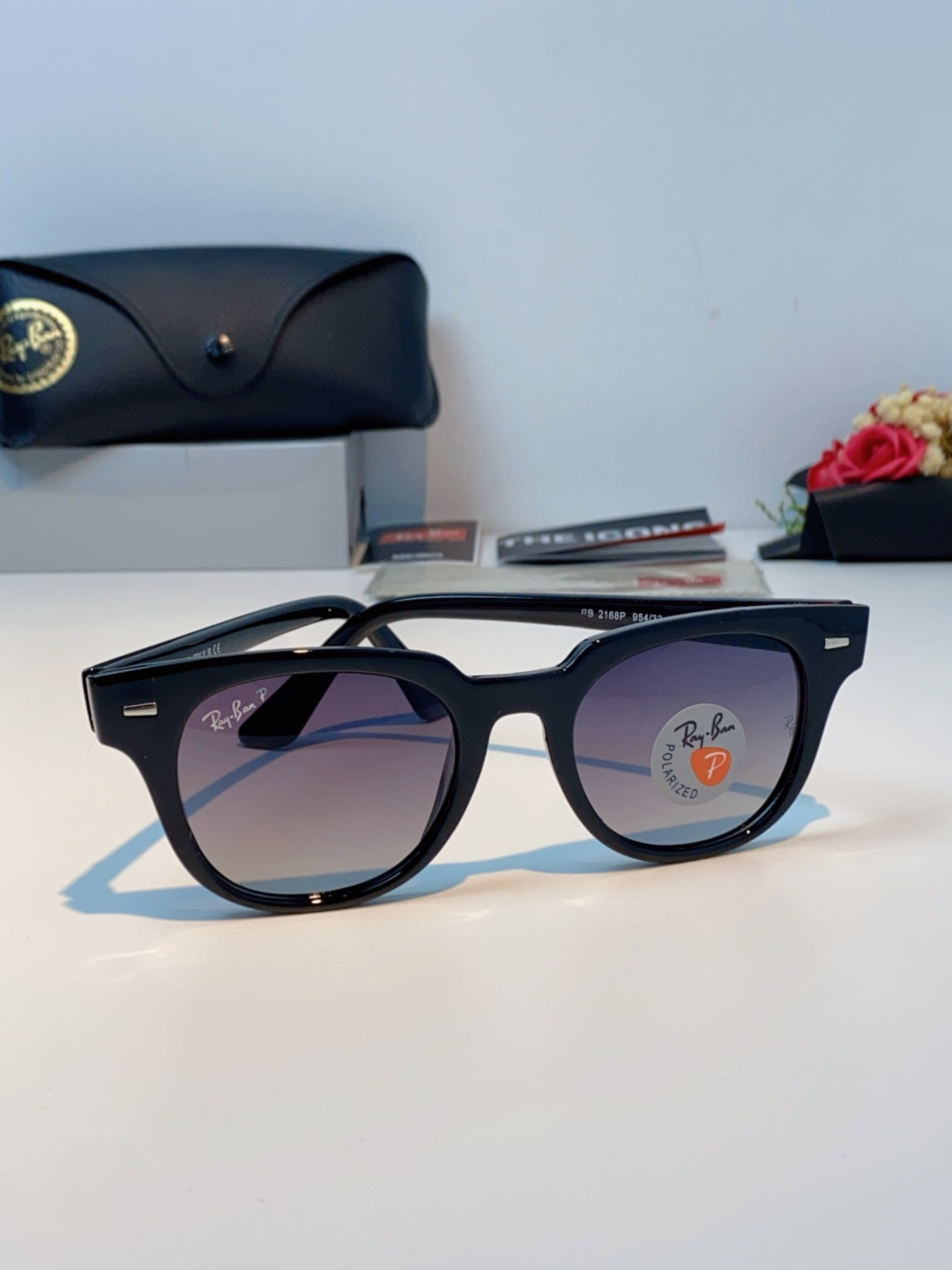 RayBan雷朋 太阳镜 2025新款潮流开车出游方形遮阳墨镜 时尚偏光镜片 男女通用 RB2193P 