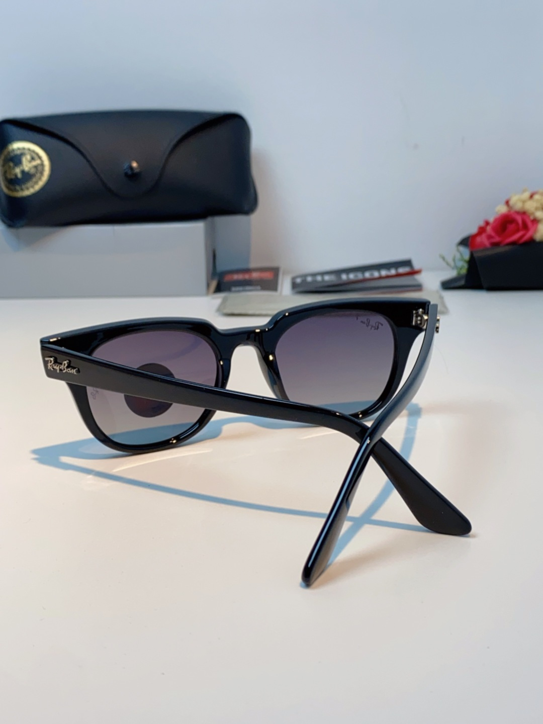 RayBan雷朋 太阳镜 2025新款潮流开车出游方形遮阳墨镜 时尚偏光镜片 男女通用 RB2193P 