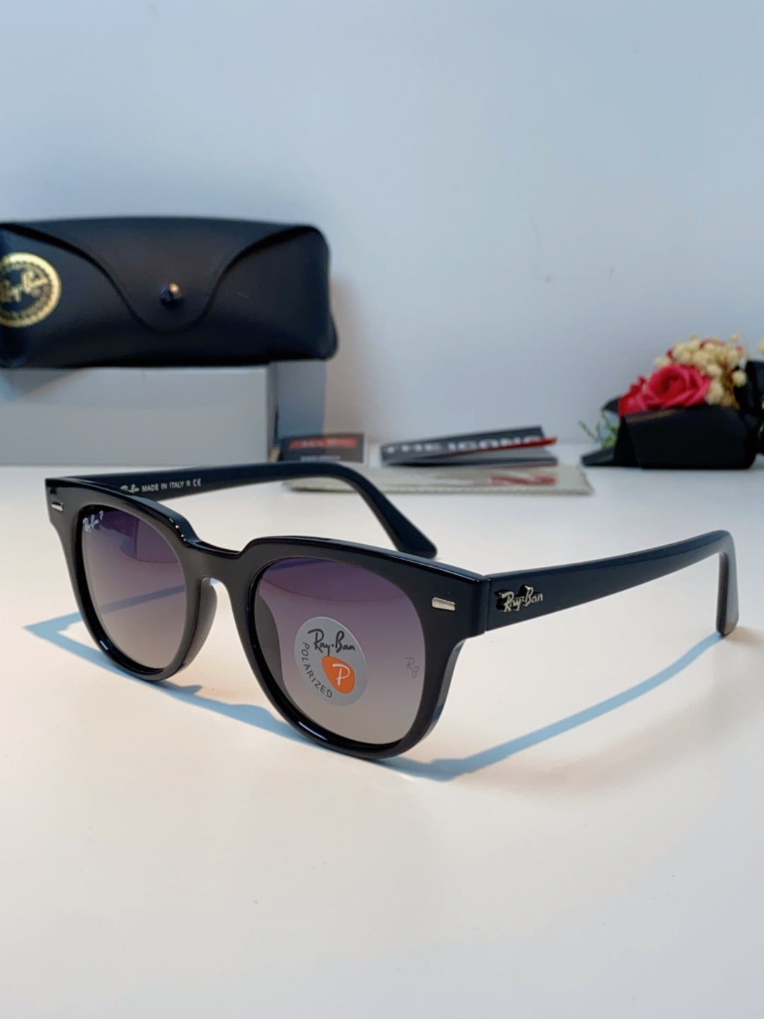 RayBan雷朋 太阳镜 2025新款潮流开车出游方形遮阳墨镜 时尚偏光镜片 男女通用 RB2193P 