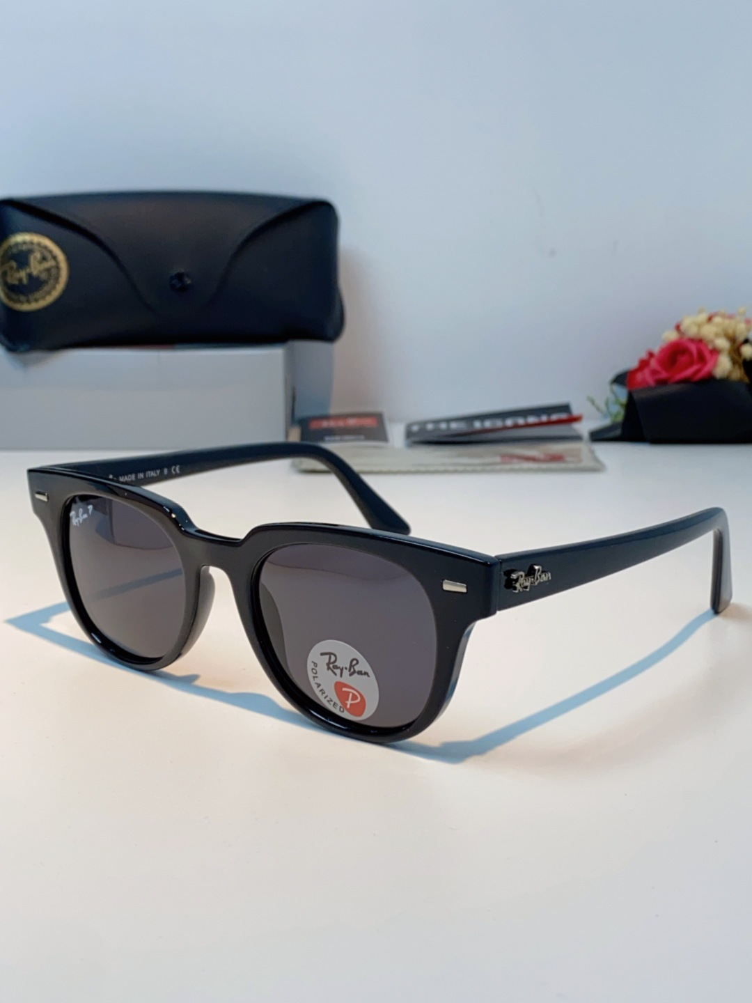 RayBan雷朋 太阳镜 2025新款潮流开车出游方形遮阳墨镜 时尚偏光镜片 男女通用 RB2193P 