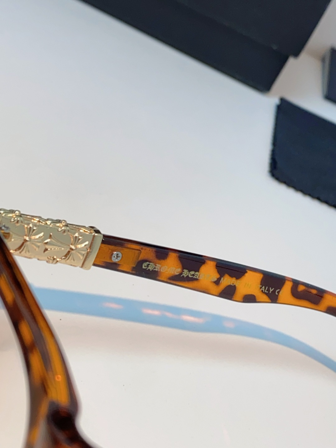 Chrome Hearts克罗心 2025新款经典十字花徽标平光镜眼镜框光学镜架男女近视眼镜